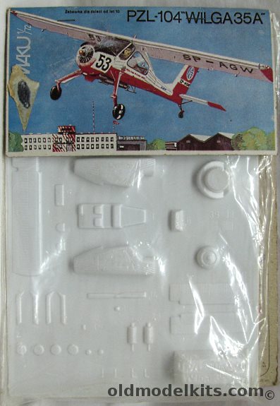 Waku 1/72 PZL-104 Wilga 35A - Bagged plastic model kit